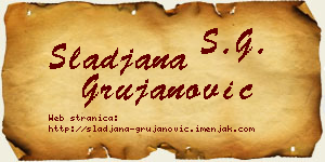 Slađana Grujanović vizit kartica
